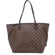 Louis Vuitton Vintage Pre-owned Tyg louis-vuitton-vskor Brown, Dam