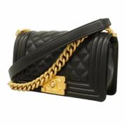 Chanel Vintage Pre-owned Laeder chanel-vskor Black, Dam