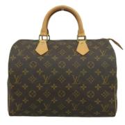 Louis Vuitton Vintage Pre-owned Tyg handvskor Brown, Dam