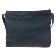 Gucci Vintage Pre-owned Canvas crossbodyvskor Black, Dam