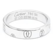 Cartier Vintage Pre-owned Vitt guld ringar White, Dam