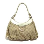 Gucci Vintage Pre-owned Canvas handvskor Beige, Dam