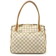 Louis Vuitton Vintage Pre-owned Plast axelremsvskor White, Dam