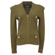 Balmain Pre-owned Pre-owned Ylle ytterklder Green, Dam