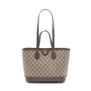 Gucci Vintage Pre-owned Canvas gucci-vskor Beige, Dam