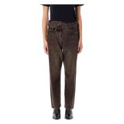 R13 Vintage Chokladbruna Jeans Brown, Dam