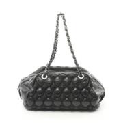 Chanel Vintage Pre-owned Laeder crossbodyvskor Black, Dam