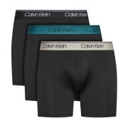 Calvin Klein Stretch Boxers Tripack - Svart Black, Herr