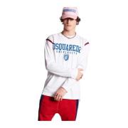 Dsquared2 Avslappnad Bomull T-shirt White, Herr