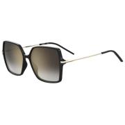 Hugo Boss Svart Acetat Dam Solglasögon Black, Dam