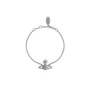 Vivienne Westwood Grace Bas Relief Kristallarmband Gray, Dam