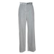 Max Mara Weekend Vida byxor i sammetbomull Gray, Dam