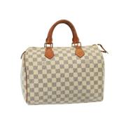 Louis Vuitton Vintage Pre-owned Canvas louis-vuitton-vskor Beige, Dam