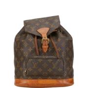 Louis Vuitton Vintage Pre-owned Canvas ryggsckar Brown, Dam