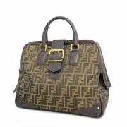 Fendi Vintage Pre-owned Canvas fendi-vskor Brown, Dam