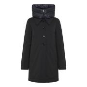 Peuterey Elegant Svart Kappa Black, Dam