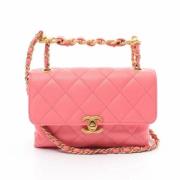 Chanel Vintage Pre-owned Laeder handvskor Pink, Dam