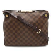 Louis Vuitton Vintage Pre-owned Canvas crossbodyvskor Brown, Dam