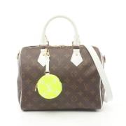 Louis Vuitton Vintage Pre-owned Canvas handvskor Brown, Dam