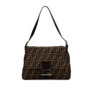 Fendi Vintage Pre-owned Canvas fendi-vskor Brown, Dam