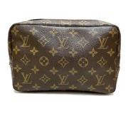 Louis Vuitton Vintage Pre-owned Tyg necessrer Brown, Dam