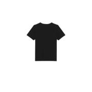 Saint Laurent Ekologisk Bomull Rund Hals T-shirt Black, Herr