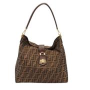 Fendi Vintage Pre-owned Canvas fendi-vskor Brown, Dam