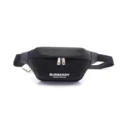 Burberry Vintage Pre-owned Canvas axelremsvskor Black, Herr