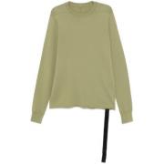 Rick Owens Casual Crewneck Sweatshirt Green, Dam