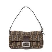 Fendi Vintage Pre-owned Canvas fendi-vskor Brown, Dam