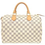 Louis Vuitton Vintage Pre-owned Tyg louis-vuitton-vskor White, Dam