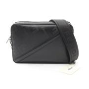 Fendi Vintage Pre-owned Laeder axelremsvskor Black, Herr