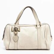 Gucci Vintage Pre-owned Laeder handvskor Beige, Dam