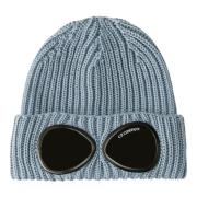 C.p. Company Merino Beanie med Goggle, Flint Stone Gray, Herr