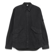 C.P. Company Stilig Overshirt för Män Black, Herr