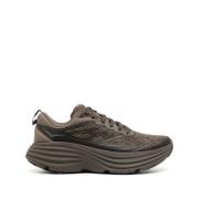 Hoka One One Brun Panel Sneaker med Logotyptryck Brown, Herr