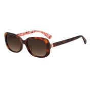 Kate Spade Brun Acetat Solglasögon för Kvinnor Brown, Dam