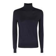 Theory Stilren Turtleneck Sweater Blue, Dam