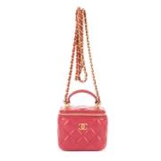 Chanel Vintage Pre-owned Laeder chanel-vskor Pink, Dam