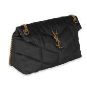 Yves Saint Laurent Vintage Pre-owned Nylon axelremsvskor Black, Dam