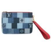 Louis Vuitton Vintage Pre-owned Laeder louis-vuitton-vskor Blue, Dam