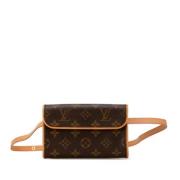 Louis Vuitton Vintage Pre-owned Canvas louis-vuitton-vskor Brown, Dam