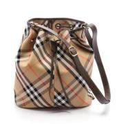 Burberry Vintage Pre-owned Laeder axelremsvskor Multicolor, Dam