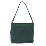 Prada Vintage Pre-owned Tyg prada-vskor Green, Dam