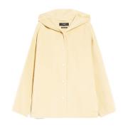 Max Mara Weekend Huva Ull Kort Kappa Sand Beige, Dam