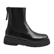 Woolrich Svarta Snörskor Elegant Stil Black, Dam