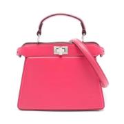 Fendi Vintage Pre-owned Laeder handvskor Pink, Dam