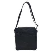 Prada Vintage Pre-owned Canvas crossbodyvskor Black, Dam