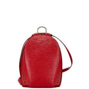 Louis Vuitton Vintage Pre-owned Laeder ryggsckar Red, Dam