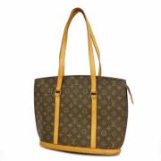 Louis Vuitton Vintage Pre-owned Tyg axelremsvskor Brown, Dam